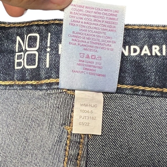 NOBO No Boundaries Jeans Juniors 7‎ Blue High Rise Mom Retro Casual Y2K NEW - Picture 11 of 12